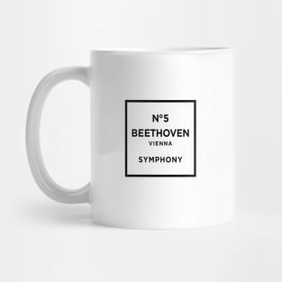 Funny Ludwig van Beethoven Parody 5th Symphony Mug